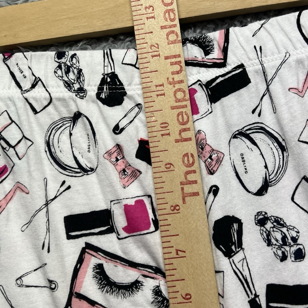 Kate Spade Pajama Set Womens Large Dream A LIttle Dream Makeup Beauty Lipstick - Picture 14 of 16